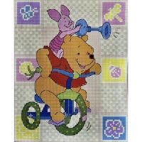 ราคา **อ่านรายละเอียดก่อนสั่ง** พร้อมส่ง PINN Disney Cross Stitch Kit ชุดปักครอสติช Winnie the Pooh หมีพูห์ Piglet Friends (7644296646)