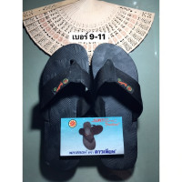 ราคา รองเท้าแตะดาวเทียมสายผ้า สีดำ (48901774876)