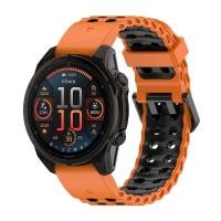 ราคา Quickfit 26 มม.22 มม.ซิลิโคนสําหรับ Garmin Fenix E 8/7X/6X/5X สายรัดข้อมือสําหรับ Garmin Enduro 3 2 Fenix 8 51 47 มม.Dual-Buckle 2 สี (51251458951)
