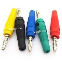 ราคา ราคาต่อ 1ตัว Banana Jack 4MM ปลั๊กกล้วย 4 มม.ท้ายยาง บานาน่าแจ็ค ชุบนิกเกิลอย่างดี มี 5สี พร้อมส่ง (21246880236)