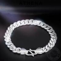 ราคา ATHENA JEWELRY กำไล กำไลข้อมือ แฟชั่น แท้ แส้แฟชั่น เกาหลี เครื่องประดับ 925 เงิน ผู้ชาย เครื่องประดับ Silver ต้นฉบับ ผู้หญิง B376 (22371151488)