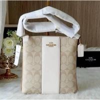 ราคา COACH CR248 Mini Rowan File Bag In Signature (46555107147)