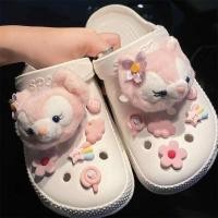 ราคา jibbitz crocs ตัวติดรองเท้า รูปแบบใหม่ถ้ำรองเท้ารองเท้าดอกไม้อุปกรณ์เสริมน่ารักตุ๊กตาดาว Delu เชอร์ลีย์กุหลาบสร้างสรรค์ (25704847705)