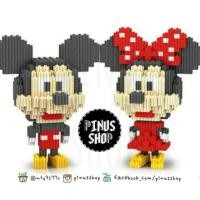 ราคา Lego nano block gear Mickey & Minnie Mouse Set Size L ตัวต่อ เลโก้นาโน มิกกี้ & มินนี่เม้าส์ แบบเฟือง (459160961)