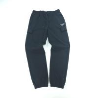 ราคา (เอว 30-34)กางเกงผ้าแห้วไว Reebok สีดำ (P0126-47) (47054824376)