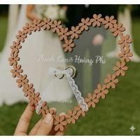 ราคา ถาดแหวนแต่งงาน 4ยู09 พร้อมชื่อแกะสลักหัวใจ – ตกแต่งแหวน & การถ่ายภาพงานแต่งงาน (49306547146)