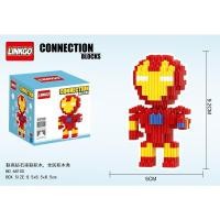 ราคา ตัวต่อ เลโก้ นาโน การ์ตูนซุปเปอร์ฮีโร่ สไปร์เดอร์แมน ไอรอนแมน กัปตัลอเมกา ฮัค Nanoblock Cartoon Supper Hero Size L (24168953138)