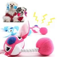ราคา Cute Vivid Cat Toys Interactive Sounding Plush Puppy Toys Cartoon Molar-tooth Training Pet Products Cat Squeak Toys Dog (28422431065)
