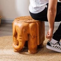 ราคา เก้าอี้ช้าง เก้าอี้รูปช้าง ม้านั่งเด็ก เก้าอี้ไม้การ์ตูน ม้านั่งสัตว์ เก้าอี้ ม้านั่ง เก้าอี้แกะสลัก หลังดอก เขียนสี สตู (28610319790)