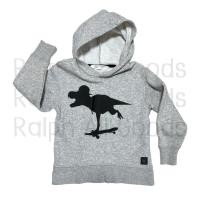 ราคา เสื้อสเวตเตอร์เด็ก Cotton สีเทา H&M Printed hooded เสื้อกันหนาว Sweater (25127809895)