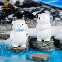 ราคา CKFR ตุ๊กตาหมีขั้วโลกการ์ตูนเพนกวินหมีสีขาวไมโครภูมิทัศน์ตุ๊กตารุ่นรถตกแต่งภายในเครื่องประดับบ้านเดสก์ท็อปตกแต่งใหม่ (28160031950)