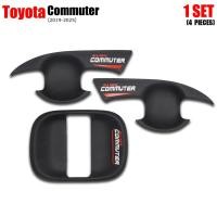 ราคา เบ้ารองมือจับ เบ้ารองมือดึง เบ้ารองมือเปิดประตู "COMMUTER" 3 ชิ้น Toyota Hiace Commuter H300 Van ปี 2019-2025 (42762123764)