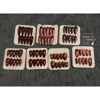 ราคา เล็บเจลแท้ 100% เล็บเจลทำมือ โทนแดงราคาถูก สีลูกแก้ว (49804132451)