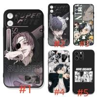 ราคา สําหรับ Samsung Galaxy Z Flip พับ 7 3 4 5 6 A17 A07 A05 A05S A15 A25 A35 A55 J8 4G 5G TH1 สีดํานุ่มเคสโทรศัพท์อะนิเมะ Wind Breaker (41028980880)