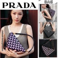 ราคา ♞PRADA Prada Symbole กระเป๋าหนังใบเล็ก/สามในหนึ่งเดียว/โซ่ถอดได้/สายสะพายไหล่มือถือ/สไตล์ผู้หญิง XA (26831795238)