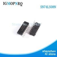 ราคา 10 ชิ้น/ล็อต SN74LS08N DIP14 SN74LS08 74LS08N 74LS08 Logic gate Quad 2-Input. ใหม่ ใหม่ (28663440521)