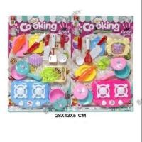ราคา Banktoys ของเล่นเด็ก ชุดครัวแผง ชุดครัวเตาแก๊ส กุ้ง ผัก ผลไม้ และเครื่องครัว​รุ (5209779273)