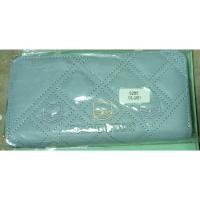 ราคา กระเป๋าสตางค์ใบยาว สีฟ้า ลายแมว มีสายคล้องมือ (22851485774)