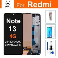 ราคา LCD สำหรับ Xiaomi Redmi Note 13 4G รุ่น 23129RAA4G และ 23124RA7EO ชุดเปลี่ยนหน้าจอแสดงผล หน้าจอสัมผัส และดิจิตอลไลเซอร์ (40620751576)