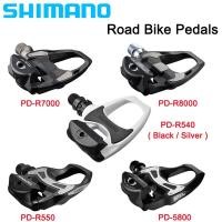 ราคา Shimano เหยียบจักรยานเสือหมอบคาร์บอนไฟเบอร์เหยียบ 105 PDR540/R550/R5800/R7000/R8000 SPD เหยียบล็อคตัวเองพร้อม SM-SH11cleats (40678758352)