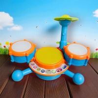 ราคา กลองของเล่นเด็ก Vtech ของเล่นกลองชุด กลองเด็กมีเสียงมีไฟ แท้มือสอง (29785810173)