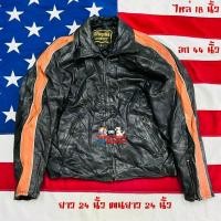 ราคา Genuine Leather เสื้อแจ็คแก็ต Jacket เสื้อหนัง หนังแท้ Bigbike Motorcycle Harley (24326489149)