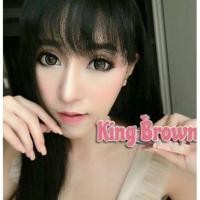 ราคา บิ๊กอาย คอนแทคเลนส์ รุ่น King gray/ brown ฝาแดง ยี่ห้อ Pitchy lens (26608949220)