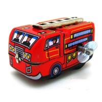 ราคา Classic Toy ของเล่นโบราณ ของเล่นสังกะสี ไขลาน MS261 รถดับเพลิงขนาดเล็ก (18737181469)