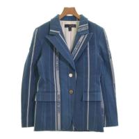 ราคา Louis Vuitton Jacket stripe Women blue Direct from Japan Secondhand (41828702004)