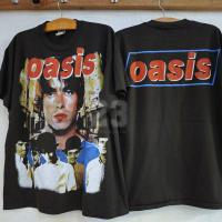 ราคา [ 23 ] OASIS Bootleg '90 สกรีนใหญ่ เสื้อทัวร์ ป้าย USA วินเทจ วงร๊อค โอเอซิส vintage shirt (26158083624)
