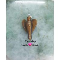ราคา Tiger's Eye/จี้พลอยตาเสือ #Tiger'sEye #จี้หินแกะสลักรูปนางฟ้า #ตาเสือ (6169360711)