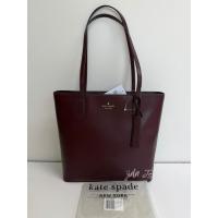 ราคา Kate Spade Jana Tote ❤️✨New หนังซาเฟียโน่ สีแดงเบอกันดี (44654283247)