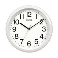 ราคา RHYTHM นาฬิกาแขวนพลาสติก RHYTHM CMG579NR03 12 นิ้ว สีขาว ของตกแต่งบ้าน นาฬิกา PLASTIC WALL CLOCK RHYTHM CMG579NR03 12IN (29573938648)