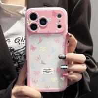 ราคา เคสไอโฟน Case เคส iPhone 13 16 17 Air 15 14 Pro Max เคสไอโฟน13 Bowknot การเปลี่ยนแปลงทันที 2 in 1น้ำค้างแข็ง (41477783422)