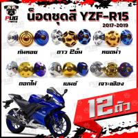 ราคา น็อตชุดสีR15 ปี2017-2019(1ชุด=12 ตัว) น็อตชุดสีอาร์-15 น็อตR15 น็อตเฟรมR15 R-15 น๊อตR15 น็อสแตนเลส (R15 ปี2017-2019) (19004378622)