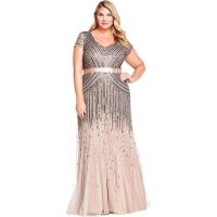ราคา เดรสออกงานไซส์ใหญ่ Adrianna Papell (plus size) (24072718547)