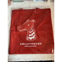 ราคา สินค้ามือหนึ่ง กระเป๋าผ้า สีแดง แบรนด์ SMILEYHOUND THE TIGER COLLECTION แท้ (17882983410)