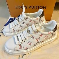 ราคา [NEW พร้อมส่ง] Louis Vuitton Time Out Sneakers แท้ % (24256809785)