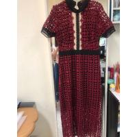 ราคา ชุดเดรสลูกไม้สีแดงเลือดหมู ออกงาน งานแต่ง (16499500783)