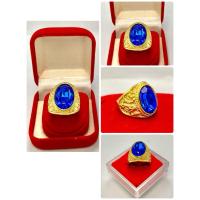 ราคา แหวนทอง 18k พลอยไพลินสีน้ำเงิน สวยหรูดูแพงไม่ลอกไม่ดำใช้ได้นานเป็นปี (27250277103)