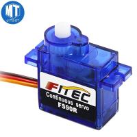 ราคา Feettech FS90R Micro Servo 360 องศาการหมุนต่อเนื่อง RC Servo มอเตอร์ 9g สําหรับ Arduino หุ่นยนต์เฮลิคอปเตอร์เครื่องบินเรือ (28413941907)