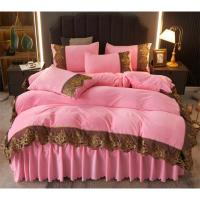 ราคา ผ้าปูที่นอนวินเทจแบบมีระบายชาย ขนาด 6 ฟุต (51202039699)