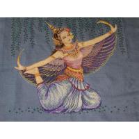 ราคา ผ้าครอสติชปักสำเร็จ รำมโนราห์ (42773744039)