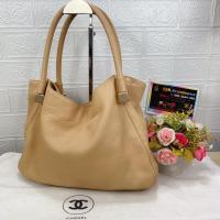 ราคา กระเป๋า CHANEL VINTAGE CC DICE SHOULDER BAG BEIGE Holo791xxx (23509086335)