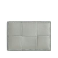 ราคา Bottega Veneta Leather Intreccio Card Holder (56906221906)
