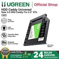 ราคา Ugreen SSD HDD Caddy Slim 9.5 มม. Sata DVD Slot ฮาร์ดดิสก์ 2.5 "SSD 5TB (40461297325)