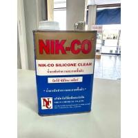 ราคา น้ำยาเช็ดลามิเนต น้ำยาเช็ดทำความสะอาดพื้นผิว NIK-CO Silicone Clear นิกโก้ ซิลิโคน เคลียร์ ขนาด 1ลิตร (29124651293)