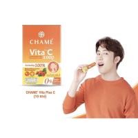 ราคา CHAME Vita Plus C Acerola &Rose Hips ชาเม่ ไวต้า พลัส ซี อะเซโลล่า และ โรสฮิป (10 ซอง) (16618779807)