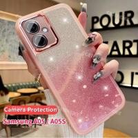 ราคา Samsung A05 A05S A06 Bling Glitter สําหรับ Samsung Galaxy A05 A05S 05 05A SamsungA05 S 4G 5G ซิลิโคนนุ่มโปร่งใสเคสโทรศัพท์กล้องเลนส์ป้องกันกันกระแทกปกหลัง (22982247541)