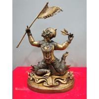 ราคา หนุมานเชิญธง ขนาดบูชา หลวงพ่อเพี้ยน วัดเกริ่นกฐิน จ.ลพบุรี (7511892912)